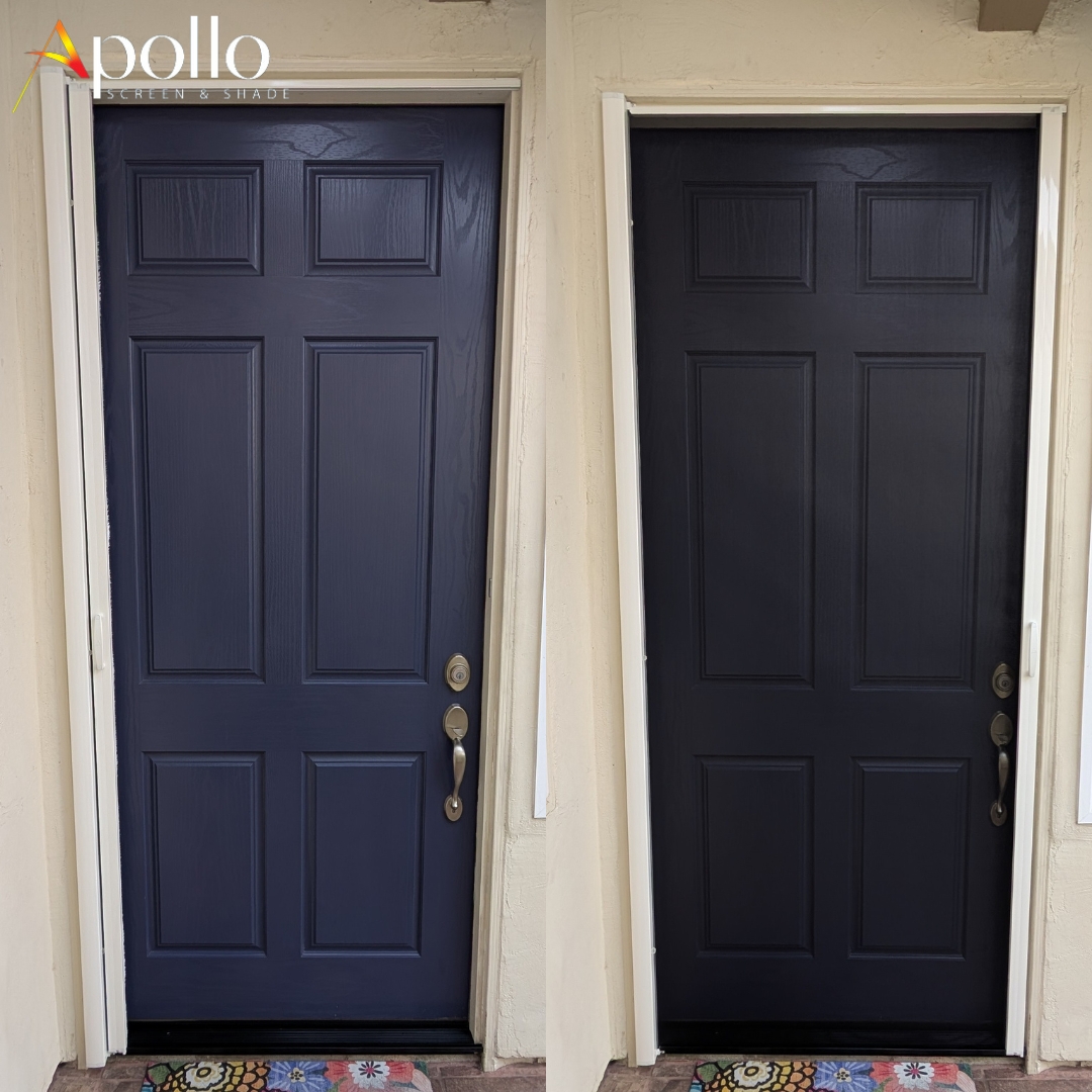 Seamless Single Retractable Screen Door.